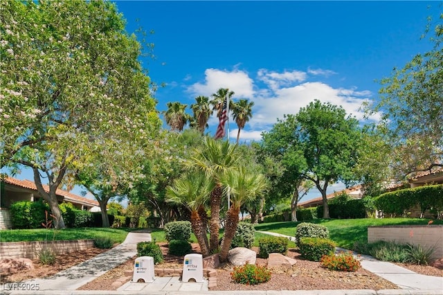 2479 Domingo St, Las Vegas, NV 89121 - view of property's community with a lawn