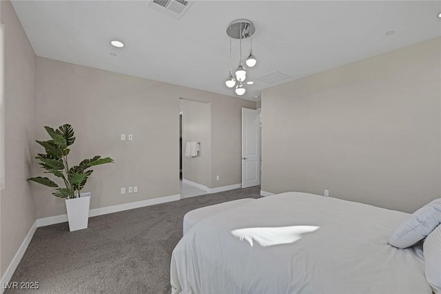 2246 Bird Of Prey St, Las Vegas, NV 89138 - carpeted bedroom featuring baseboards and recessed lighting