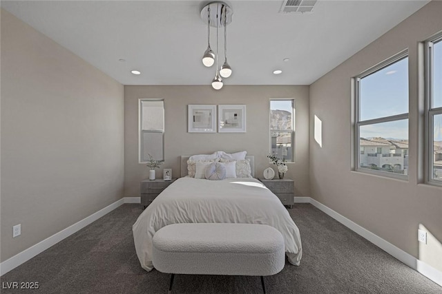 2246 Bird Of Prey St, Las Vegas, NV 89138 - bedroom with carpet floors, baseboards, and recessed lighting