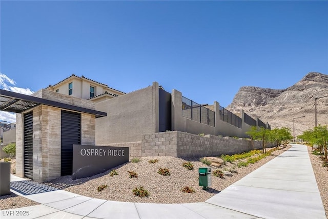 2246 Bird Of Prey St, Las Vegas, NV 89138 - community sign with a mountain view