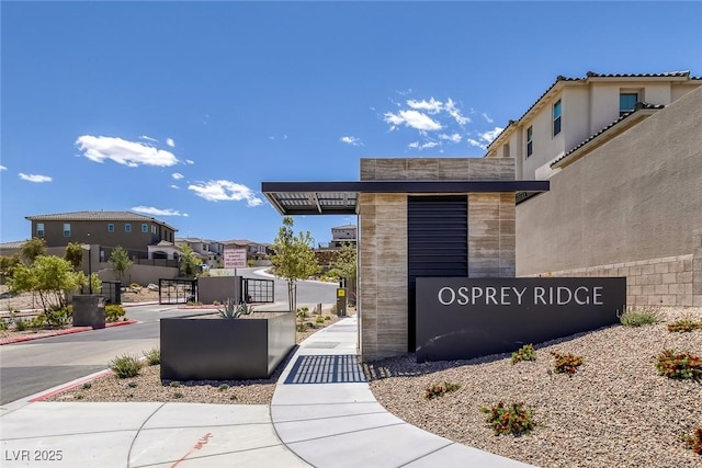 2246 Bird Of Prey St, Las Vegas, NV 89138 - community / neighborhood sign featuring a residential view
