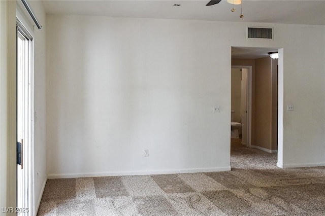 5650 E Sahara Ave Unit 2062, Las Vegas, NV 89142 - carpeted empty room featuring ceiling fan and baseboards