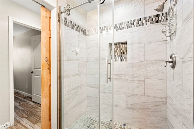 full bath with a stall shower