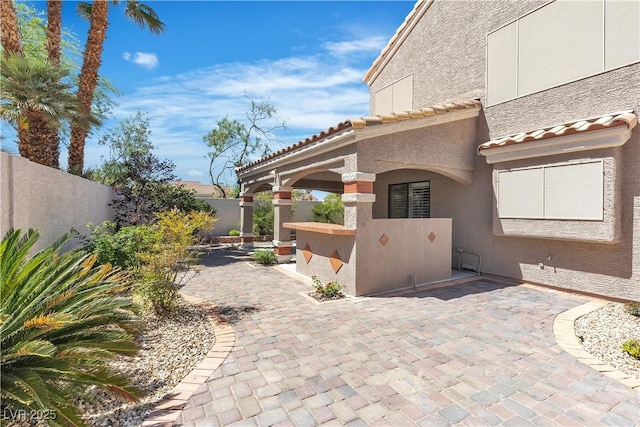 8437 Apple Hill Ct, Las Vegas, NV 89128 - view of patio / terrace featuring a fenced backyard