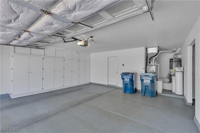 8437 Apple Hill Ct, Las Vegas, NV 89128 - garage with a garage door opener and secured water heater