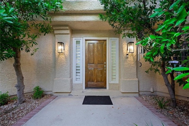 5125 Turnberry Ln, Las Vegas, NV 89113 - entrance to property featuring stucco siding