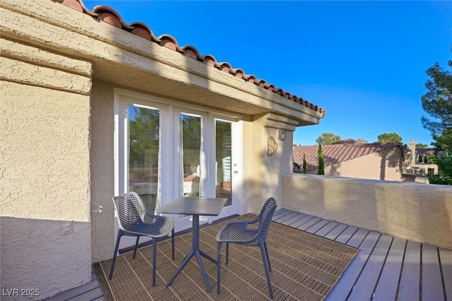 5125 Turnberry Ln, Las Vegas, NV 89113 - view of wooden terrace