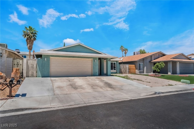 508 Purcell Dr, Las Vegas, NV 89107 - single story home featuring a garage, fence, driveway, and a gate