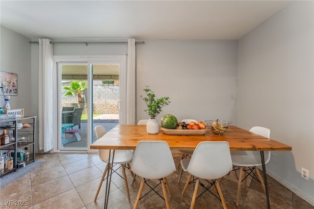 508 Purcell Dr, Las Vegas, NV 89107 - dining area with light tile patterned floors