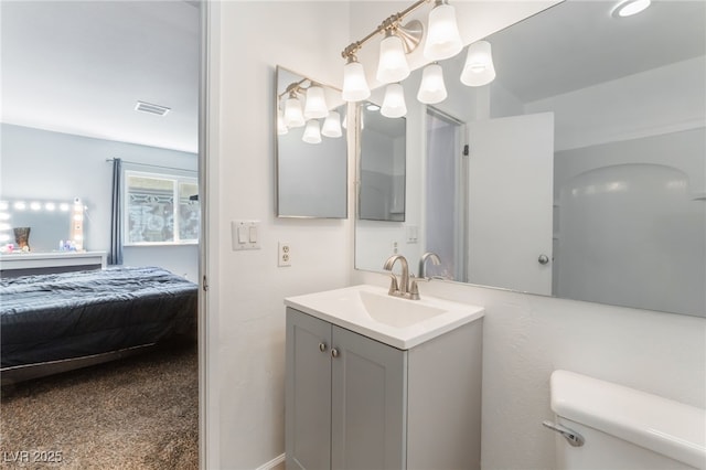 508 Purcell Dr, Las Vegas, NV 89107 - bathroom with ensuite bath, vanity, and toilet