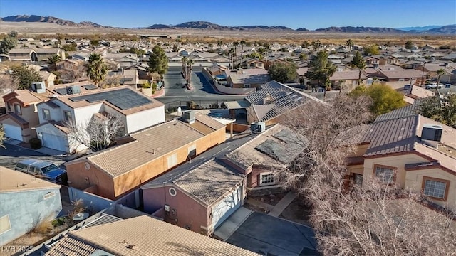 5184 Mineral Lake Dr, Las Vegas, NV 89122 - aerial perspective of suburban area featuring a mountain backdrop