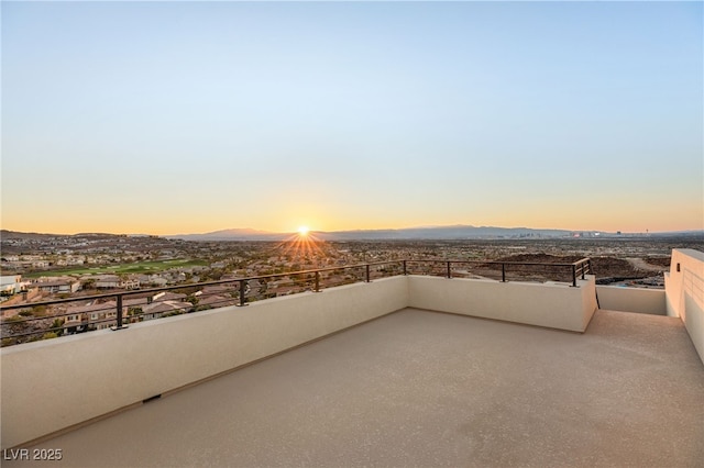 350 Solitude Peak Ln, Henderson, NV 89012 - view of patio featuring a mountain view