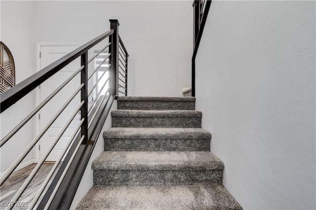 view of stairs