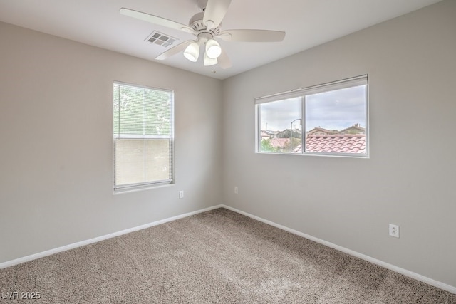 11177 Deluna St, Las Vegas, NV 89141 - carpeted empty room with a ceiling fan and baseboards