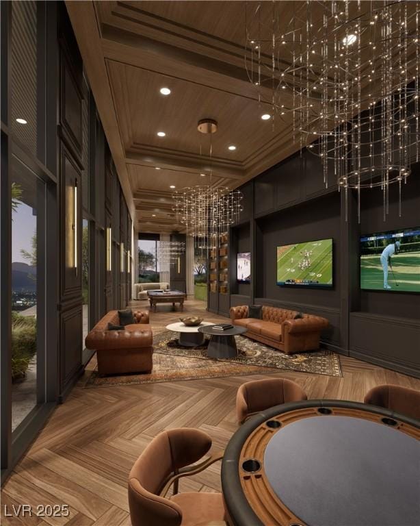700 W Carson Ave Unit 2307, Las Vegas, NV 89106 - common area with recessed lighting