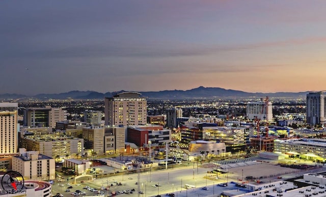 700 W Carson Ave Unit 2307, Las Vegas, NV 89106 - city view featuring a mountain backdrop
