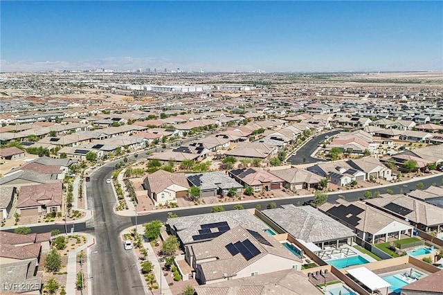 716 Cadence View Way, Henderson, NV 89011 - aerial view of residential area featuring a pool