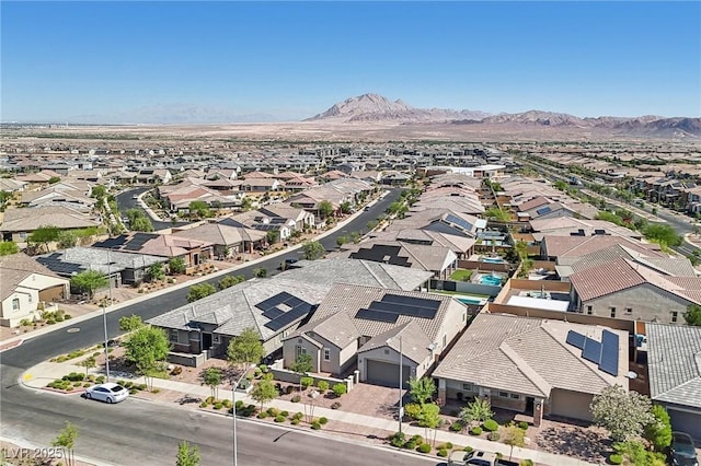 716 Cadence View Way, Henderson, NV 89011 - aerial perspective of suburban area with mountains
