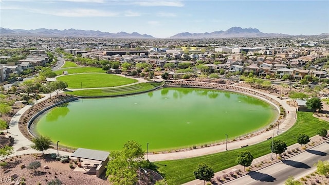 716 Cadence View Way, Henderson, NV 89011 - aerial view of residential area featuring a water and mountain view