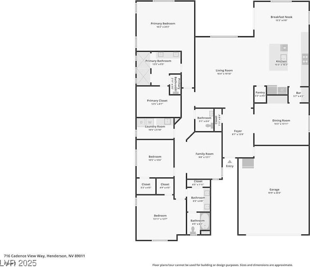 716 Cadence View Way, Henderson, NV 89011 - home floor plan