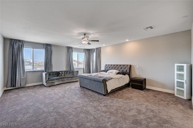7572 Mount Spokane Ct, Las Vegas, NV 89113 - carpeted bedroom featuring baseboards and ceiling fan
