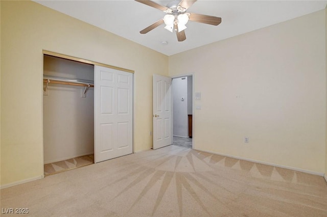 10608 Trussell St, Las Vegas, NV 89141 - unfurnished bedroom with carpet flooring, a closet, and a ceiling fan