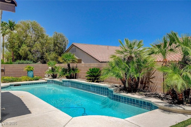 10608 Trussell St, Las Vegas, NV 89141 - view of swimming pool with a fenced backyard