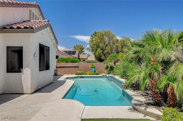 10608 Trussell St, Las Vegas, NV 89141 - view of pool with a fenced backyard
