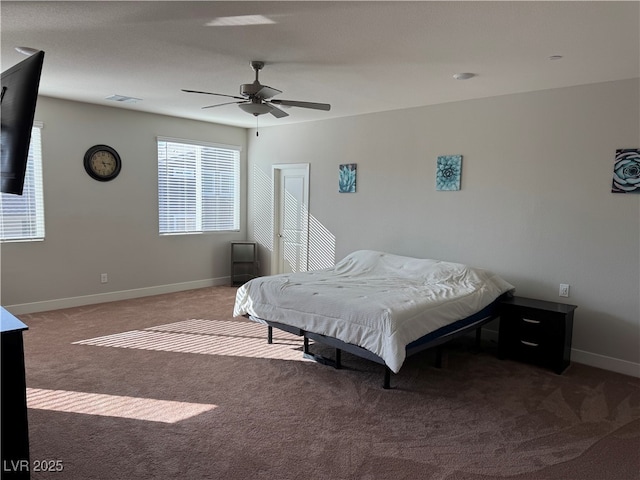 7855 Skyler Falls Ln, North Las Vegas, NV 89084 - bedroom featuring carpet floors and a ceiling fan