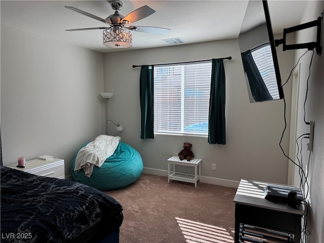 7855 Skyler Falls Ln, North Las Vegas, NV 89084 - carpeted bedroom featuring baseboards and ceiling fan