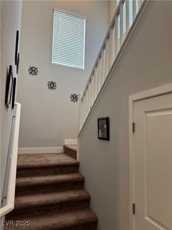 7855 Skyler Falls Ln, North Las Vegas, NV 89084 - stairs with baseboards