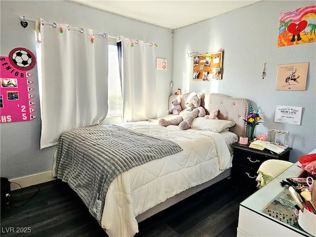1482 Flintrock Rd, Henderson, NV 89014 - bedroom featuring dark wood finished floors and baseboards