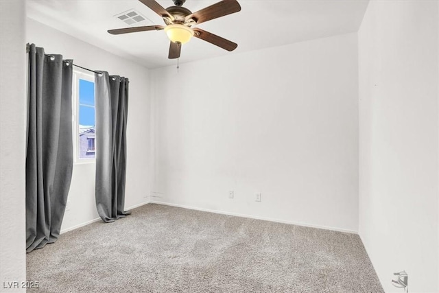 6581 Netherseal Ave, Las Vegas, NV 89139 - carpeted spare room featuring a ceiling fan and baseboards