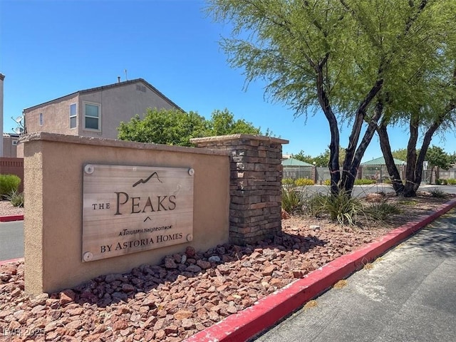6581 Netherseal Ave, Las Vegas, NV 89139 - view of community sign