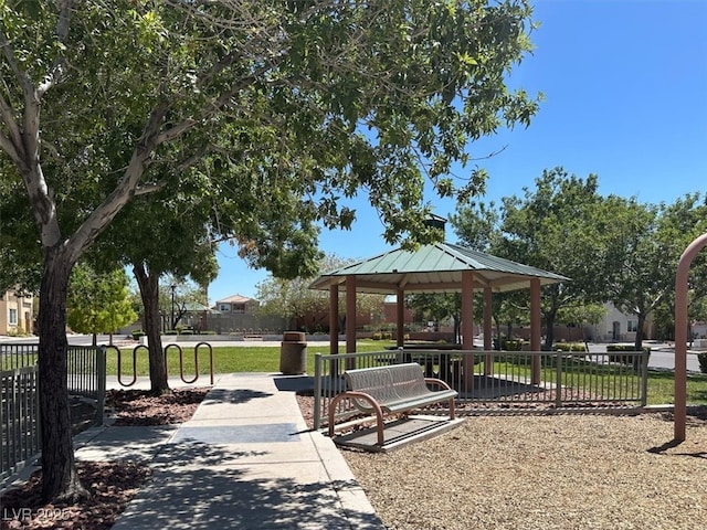 6581 Netherseal Ave, Las Vegas, NV 89139 - surrounding community with a gazebo