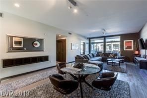 8925 W Flamingo Rd Unit 117, Las Vegas, NV 89147 - living area with wood finished floors