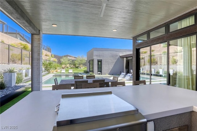 787 Keyland St, Las Vegas, NV 89138 - view of patio / terrace featuring area for grilling