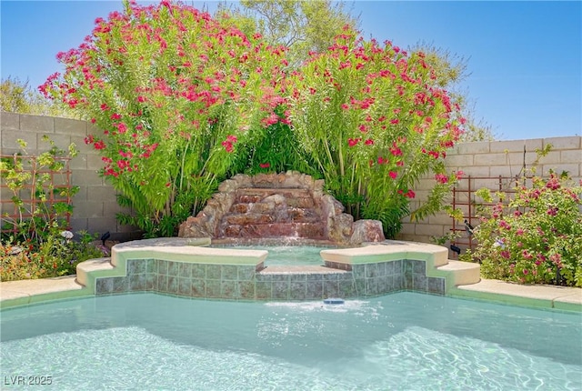 8913 Loggers Mill Ave, Las Vegas, NV 89143 - view of swimming pool with a fenced backyard