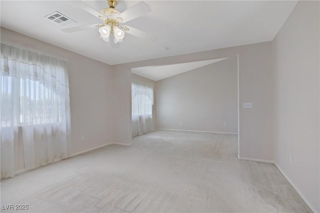 8913 Loggers Mill Ave, Las Vegas, NV 89143 - empty room with carpet floors, ceiling fan, and baseboards