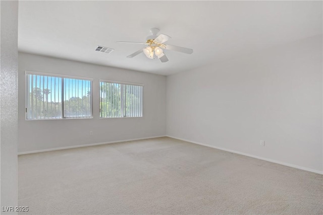 8913 Loggers Mill Ave, Las Vegas, NV 89143 - spare room featuring ceiling fan, carpet floors, and baseboards