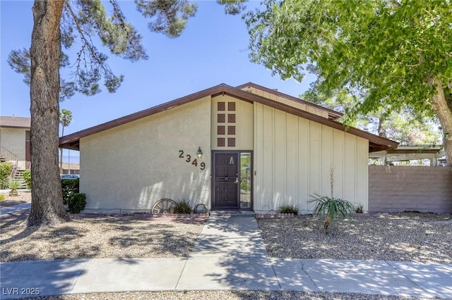 2349 Wooster Cir Unit A, Las Vegas, NV 89108 - view of front of house with board and batten siding