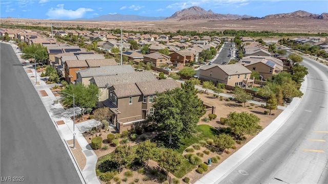 1104 Aspen Cliff Dr, Henderson, NV 89011 - aerial view of residential area with mountains