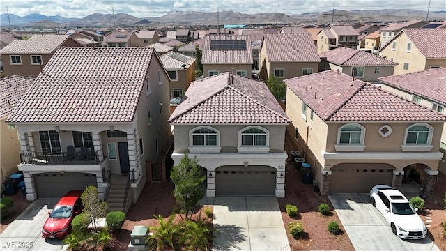 5661 Brimstone Hill Ave, Las Vegas, NV 89141 - aerial view of residential area featuring a mountainous background