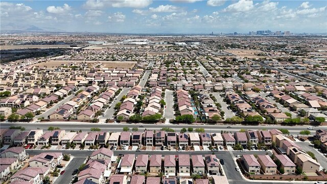 5661 Brimstone Hill Ave, Las Vegas, NV 89141 - aerial view of property and surrounding area with nearby suburban area