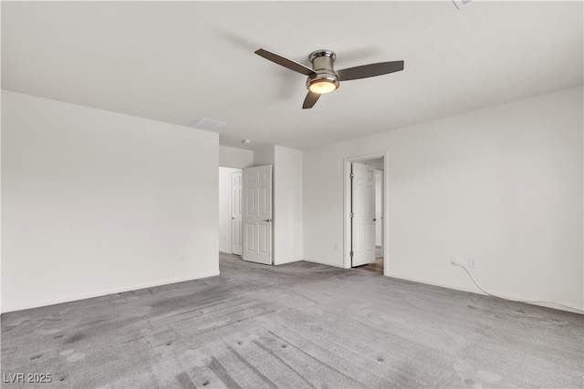 5661 Brimstone Hill Ave, Las Vegas, NV 89141 - unfurnished room featuring carpet, a ceiling fan, and baseboards