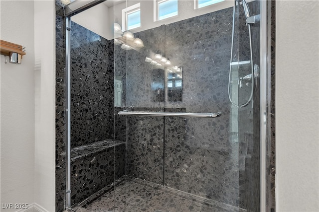 5661 Brimstone Hill Ave, Las Vegas, NV 89141 - full bathroom featuring a stall shower