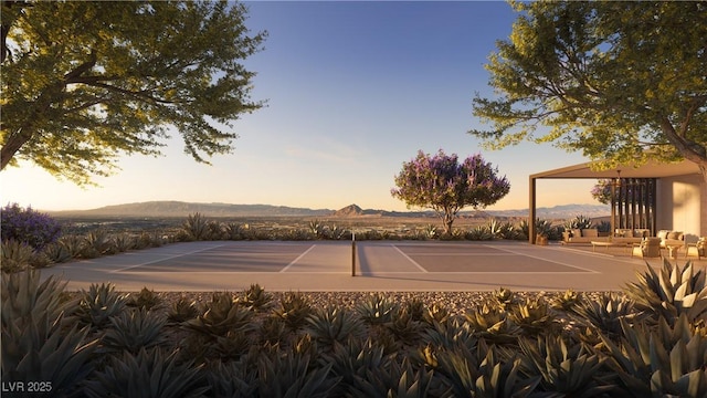 410 Rock Peak Dr Unit 1704, Henderson, NV 89012 - view of tennis court featuring a mountain view