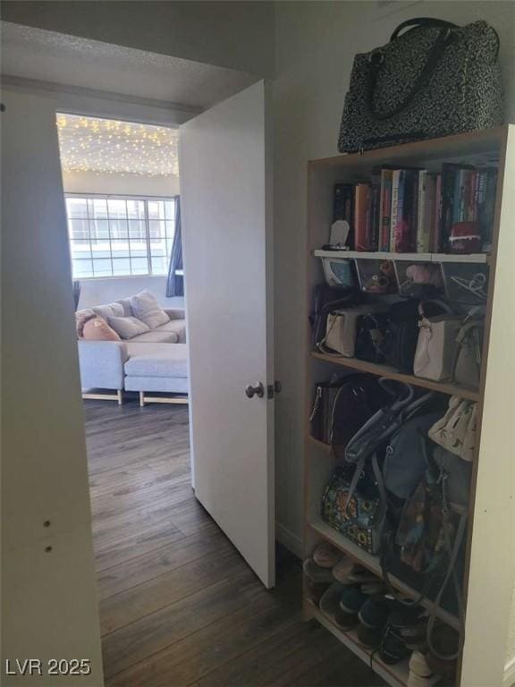 5335 Rod Ct Unit 102, Las Vegas, NV 89122 - corridor with wood finished floors