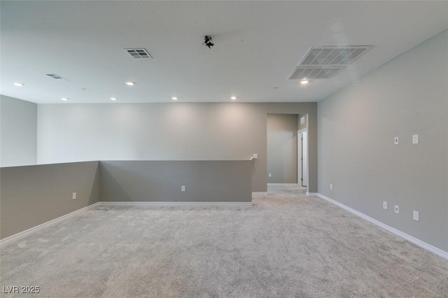 9239 Albus Hills Ave, Las Vegas, NV 89143 - unfurnished room with light colored carpet, recessed lighting, and baseboards