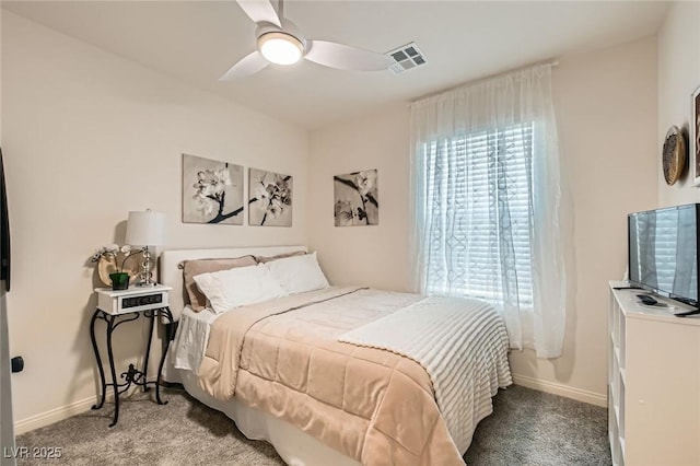 6835 Orange Horizon St, North Las Vegas, NV 89086 - carpeted bedroom with baseboards and ceiling fan
